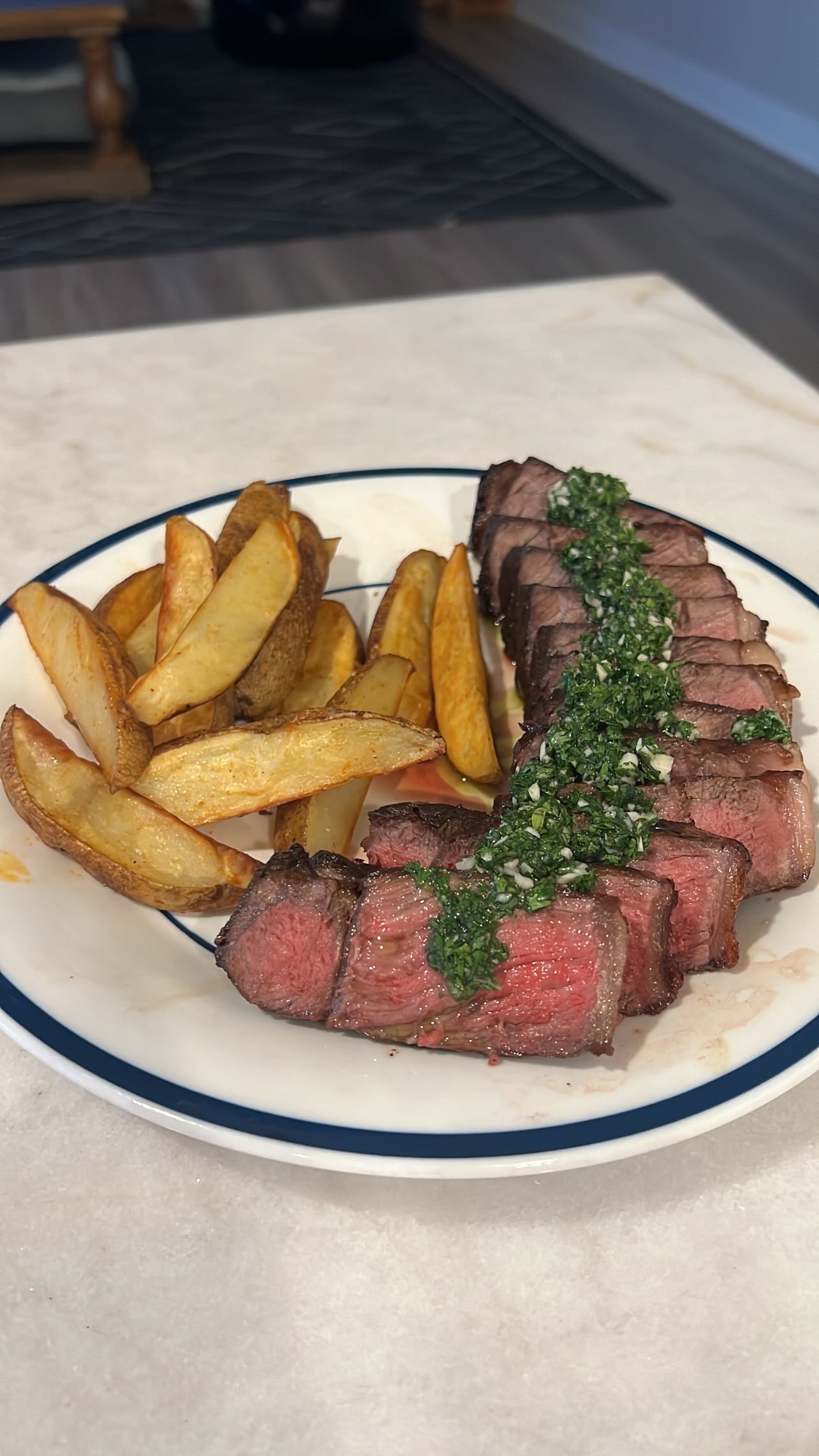 Steak Frites with Chimichurri